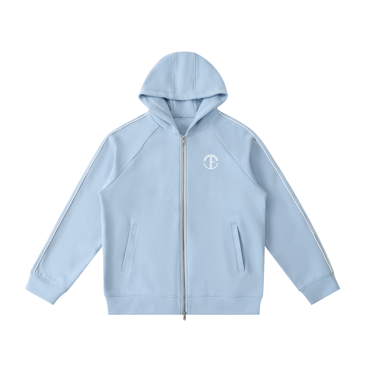 Zip Up Hooded Sweatshirt