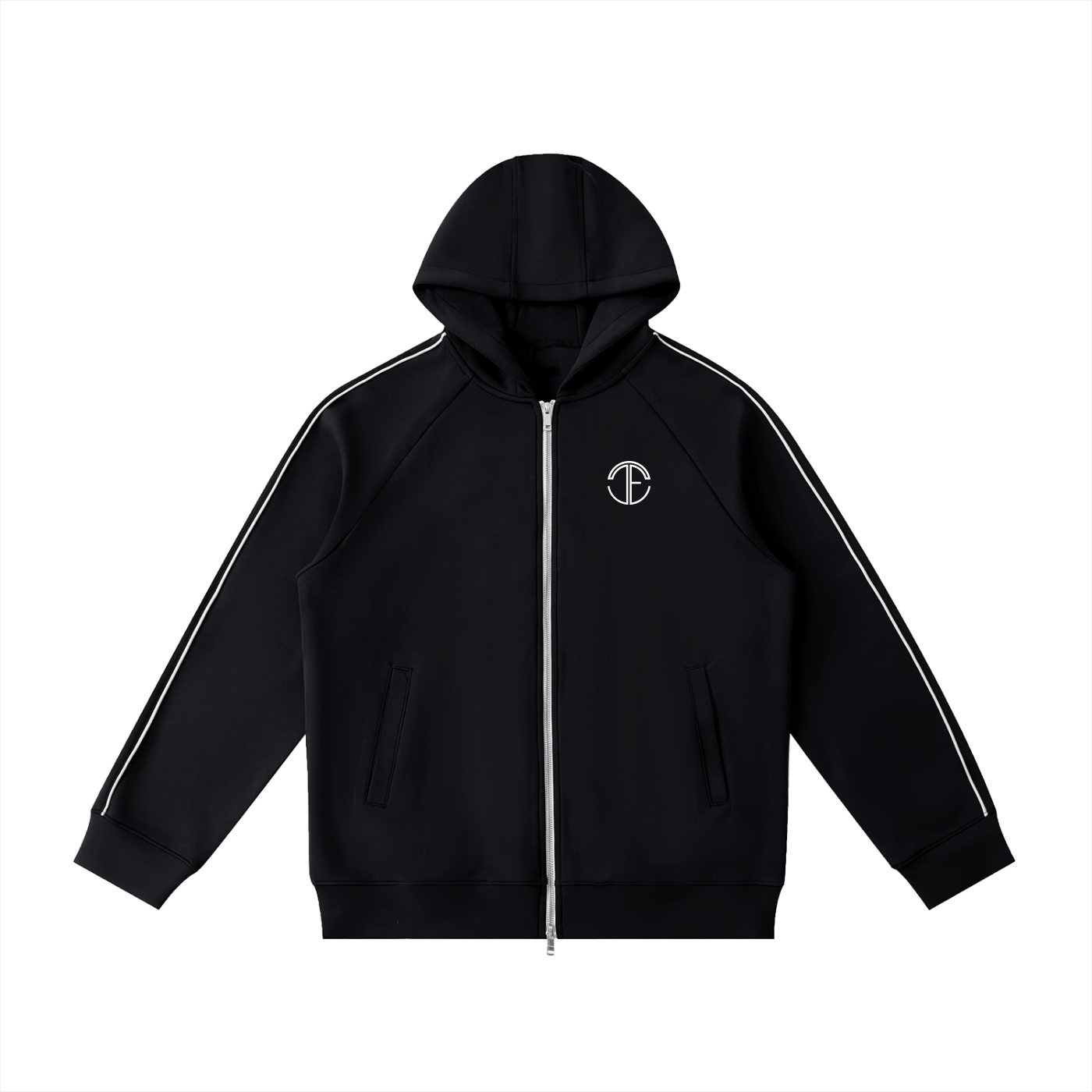 Zip Up Hooded Sweatshirt