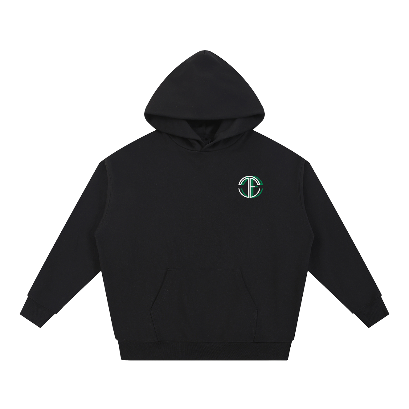 Offset Hooded Sweatshirt