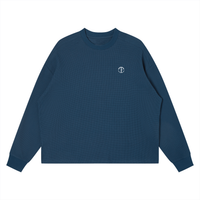 Waffle Boxy Long Sleeve Shirt