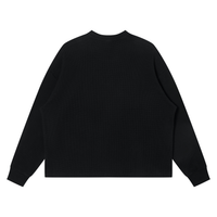Waffle Boxy Long Sleeve Shirt