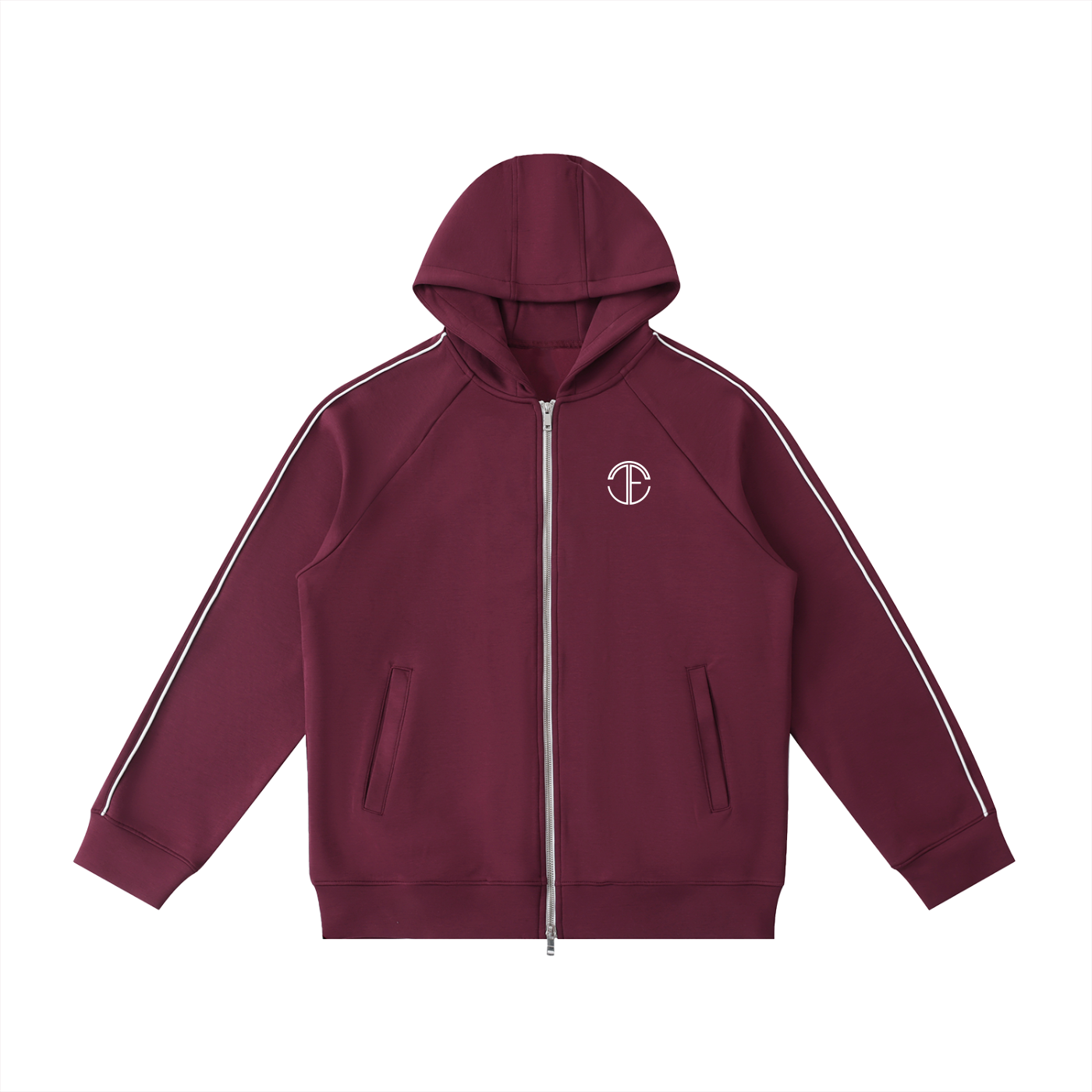 Zip Up Hooded Sweatshirt