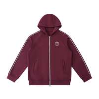 Zip Up Hooded Sweatshirt