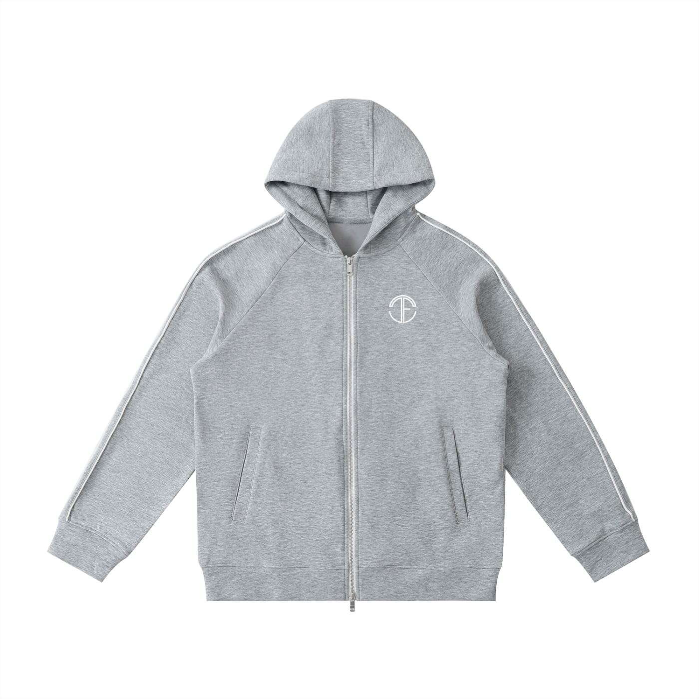 Zip Up Hooded Sweatshirt