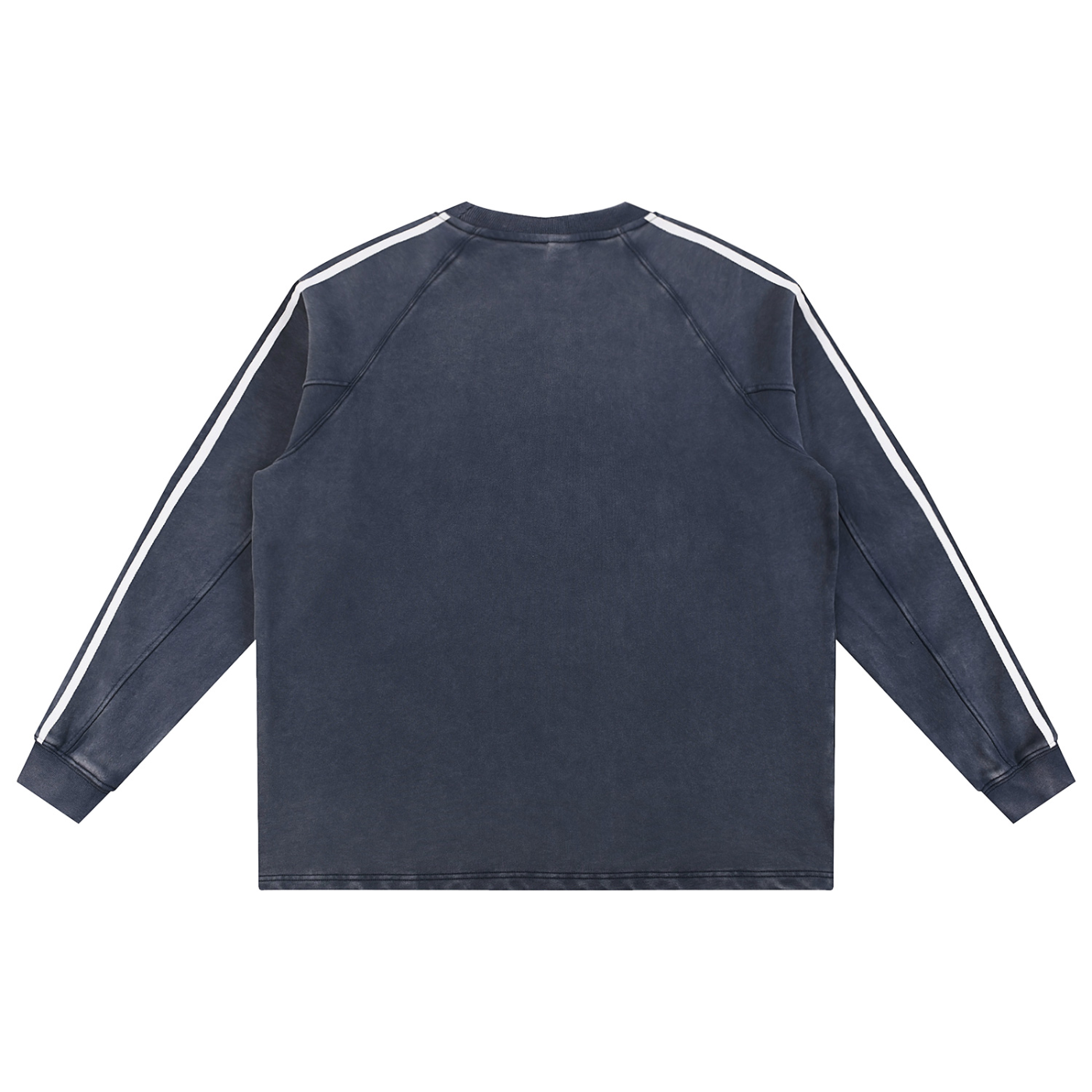 Three Striped Thick Long Sleeve Shirt