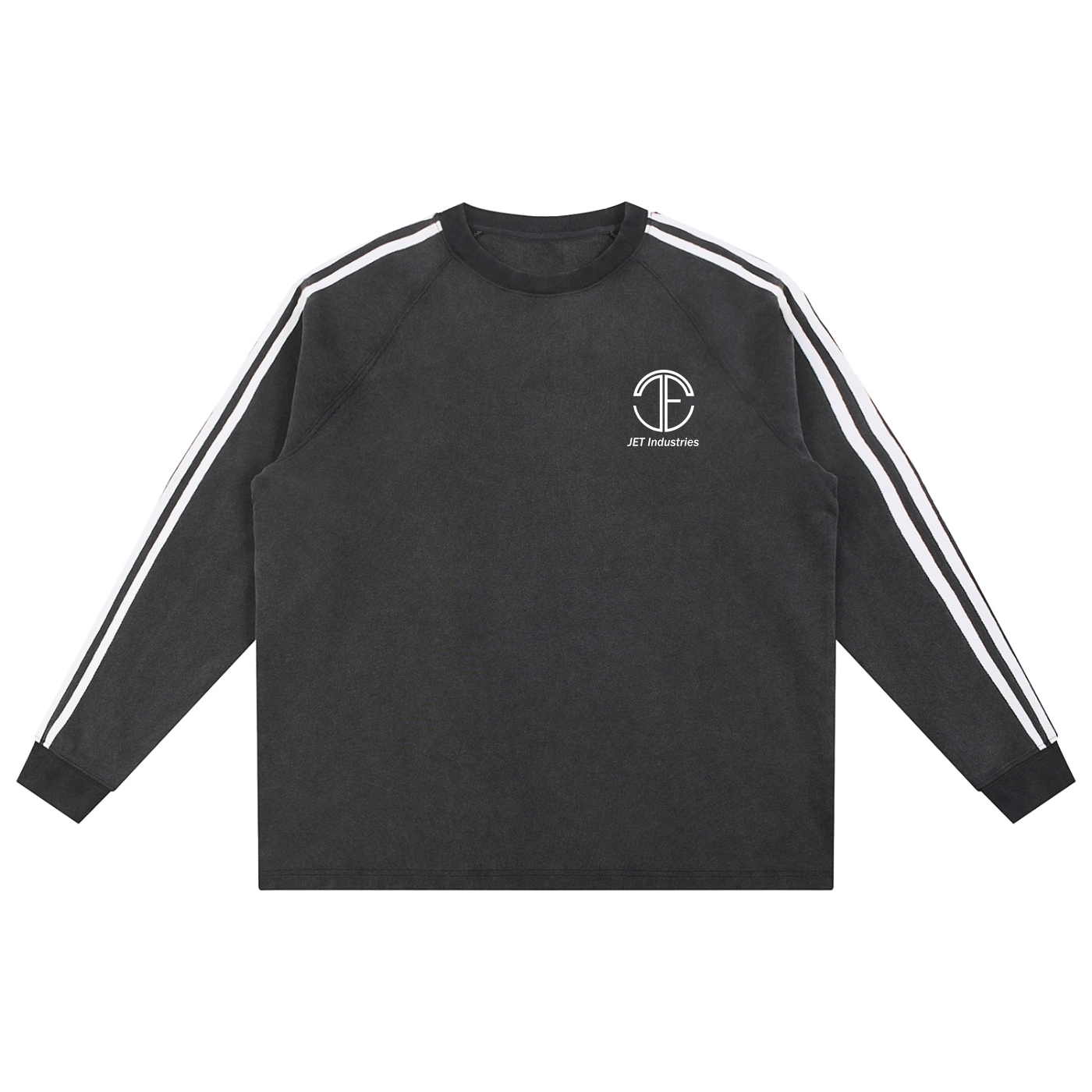 Three Striped Thick Long Sleeve Shirt