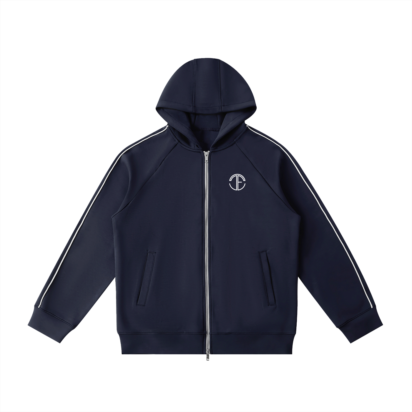Zip Up Hooded Sweatshirt