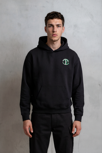 Offset Hooded Sweatshirt