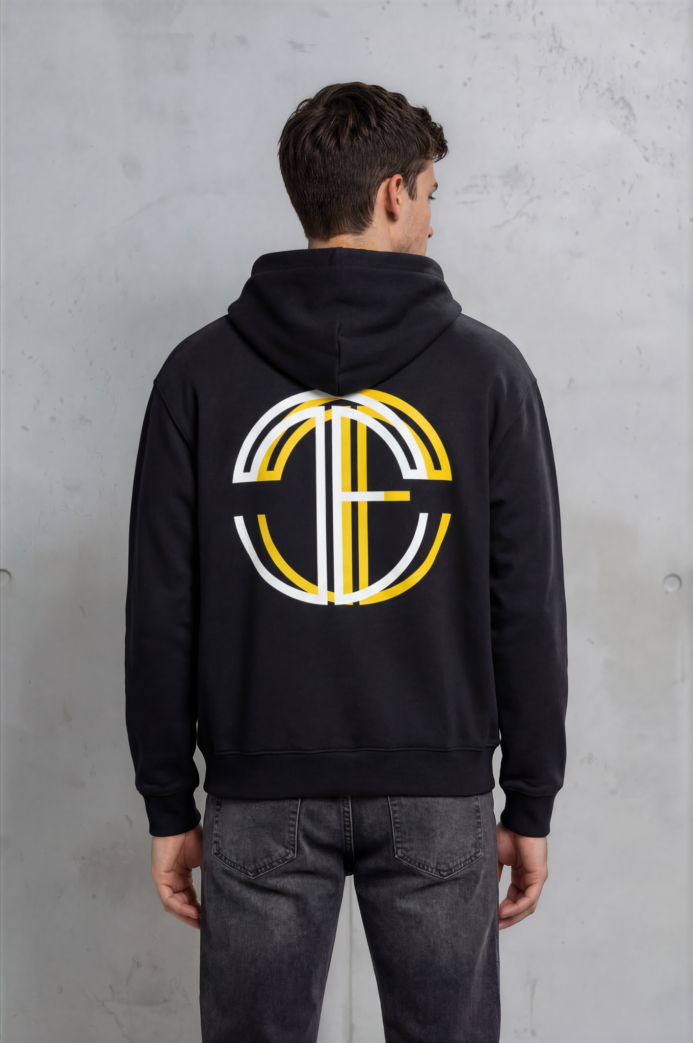 Offset Hooded Sweatshirt