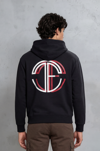 Offset Hooded Sweatshirt