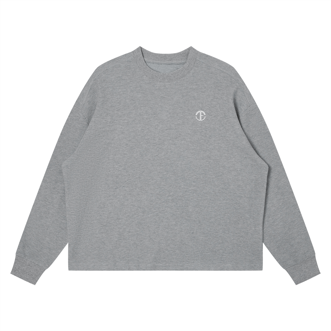 Waffle Boxy Long Sleeve Shirt