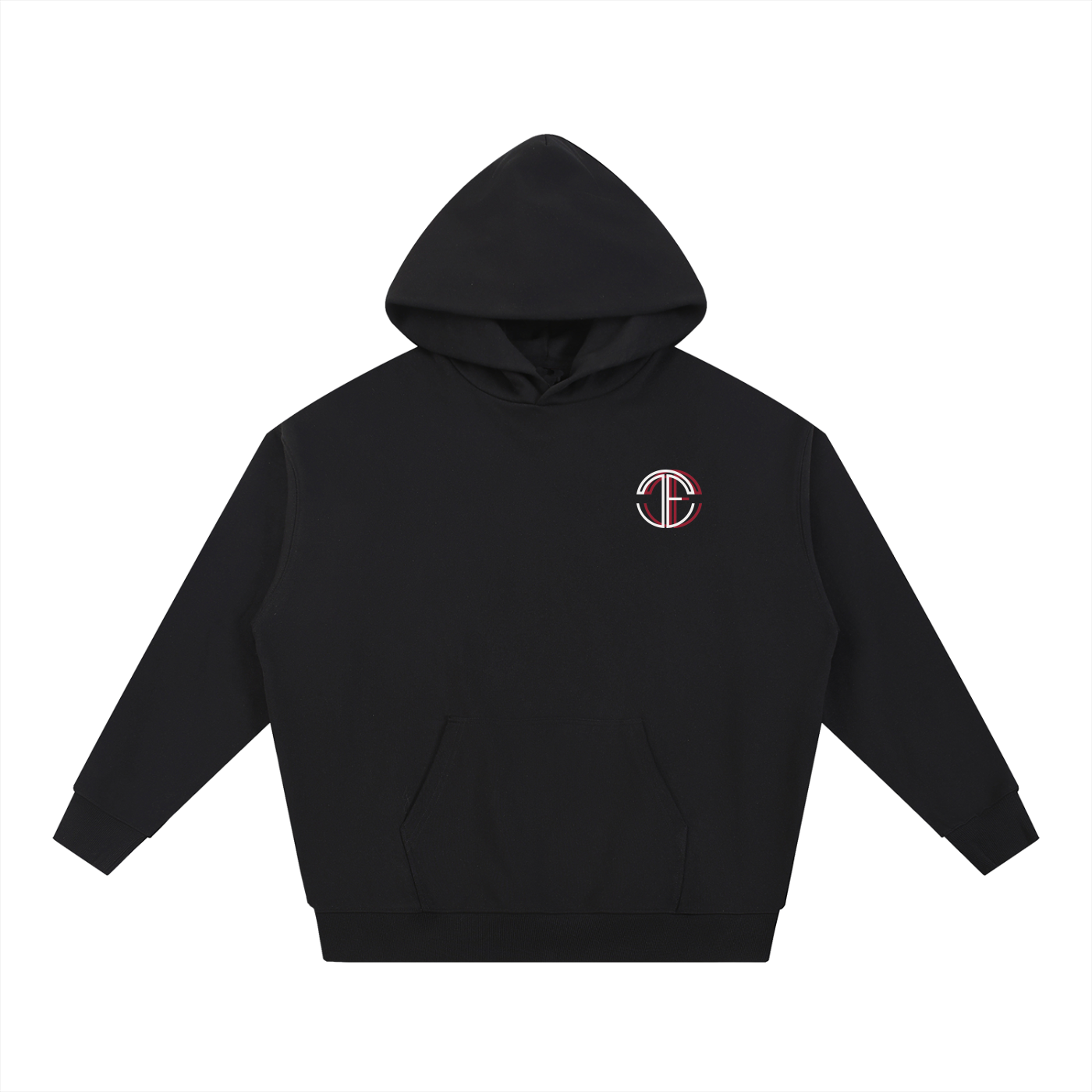 Offset Hooded Sweatshirt