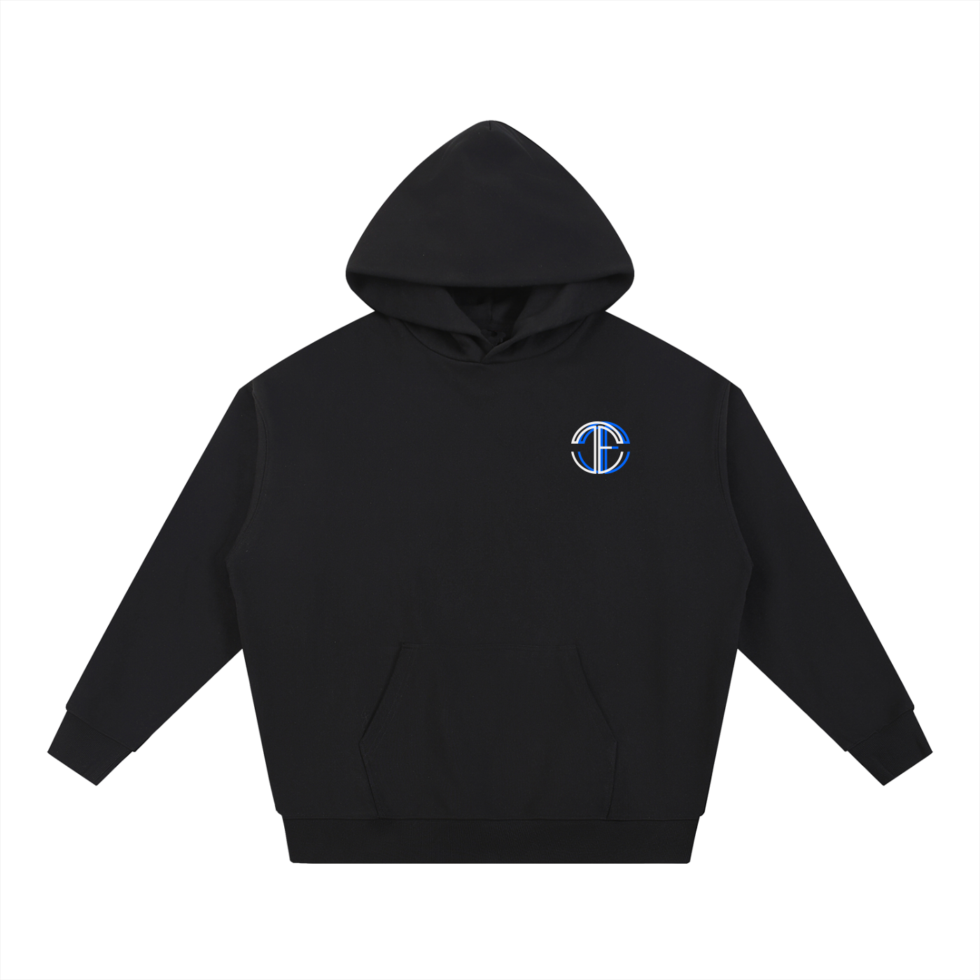 Offset Hooded Sweatshirt