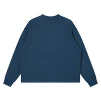 Waffle Boxy Long Sleeve Shirt